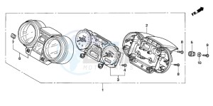 CB1300A CB1300SUPER FOUR drawing METER (CB1300S/SA)