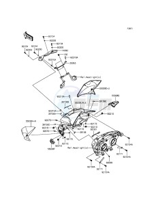 Z800 ZR800CGFA UF (UK FA) XX (EU ME A(FRICA) drawing Cowling