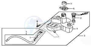 JET ONE 50 drawing OIL TANK