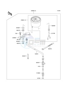 KLF 300 C [BAYOU 300 4X4] (C15-C17 C17 CAN ONLY) [BAYOU 300 4X4] drawing OPTIONAL PARTS-- METER- -