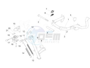 GTS 150 4T 3V IE ABS E4 (EMEA) drawing Stand/s