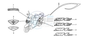 SH125 drawing MARK/STRIPE