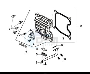 HD 300I ABS (LS30W1-EU) (L9-M0) drawing CYLINDER HEAD COVER ASSY