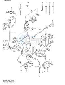 SV650S (E2) drawing WIRING HARNESS (SV650SX SUX SY SUY SK1 SUK1 SK2 SUK2)