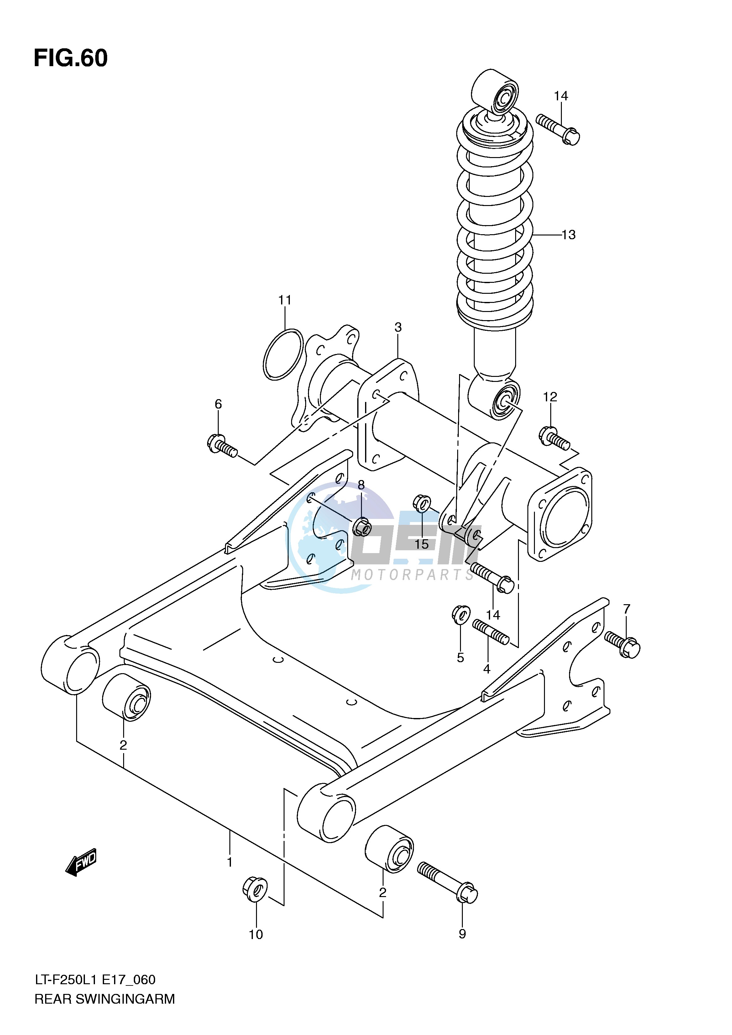 REAR SWINGINGARM