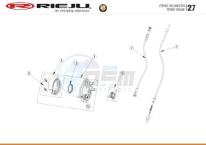 BYE-BIKE-25-KM-H-EURO4-HOLLAND-WHITE drawing FRONT BRAKE