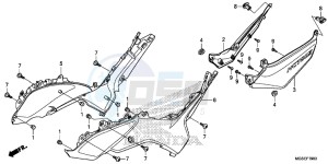 NC700SC drawing SIDE COVER