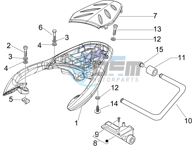 Rear luggage rack