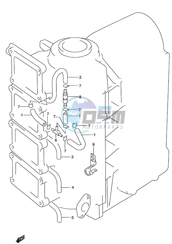 Lubrication Hose (DT115S