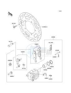 VN 900 C [VULCAN 900 CUSTOM] (7F-9FA) C7F drawing FRONT BRAKE