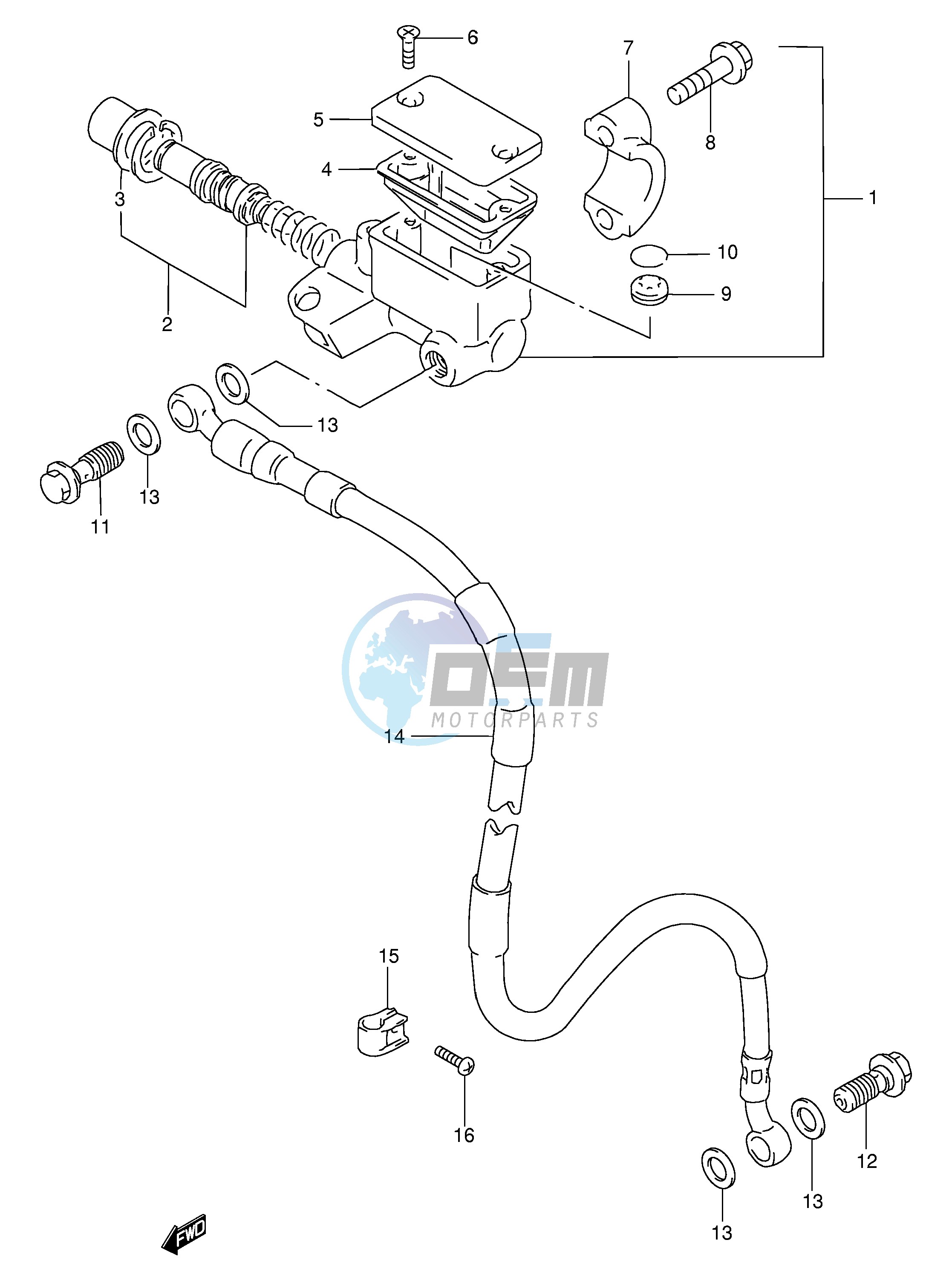 FRONT MASTER CYLINDER