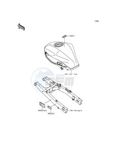 NINJA_250SL BX250AFF XX (EU ME A(FRICA) drawing Labels