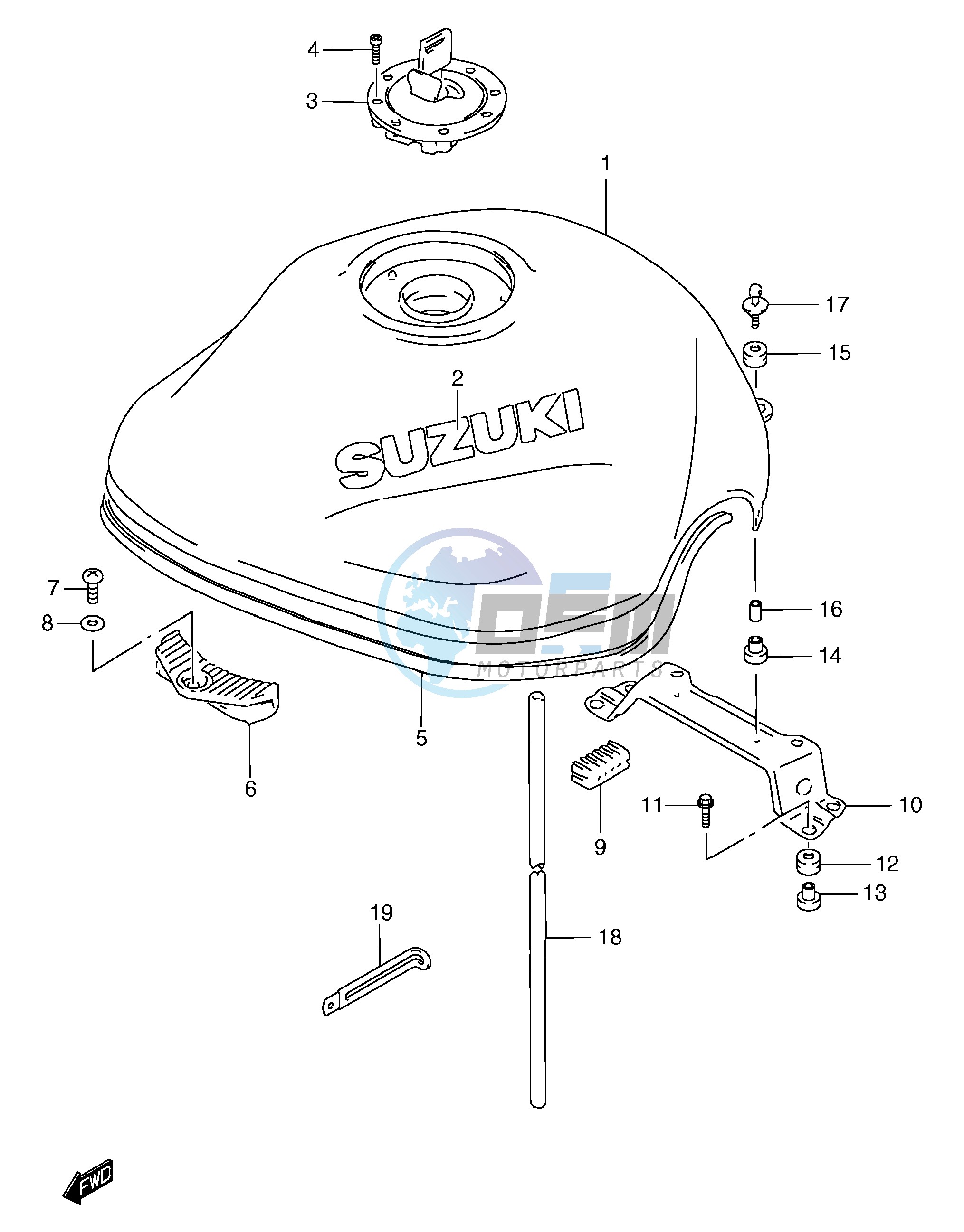 FUEL TANK (MODEL Y)