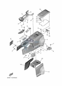 YXE1000EW YX10ERPAN (B4MF drawing SIDE COVER 3