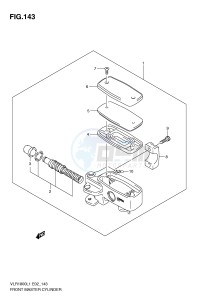 VLR1800 (E2) drawing FRONT MASTER CYLINDER