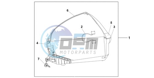 45L TOPBOX VERNIER GREY METALLIC