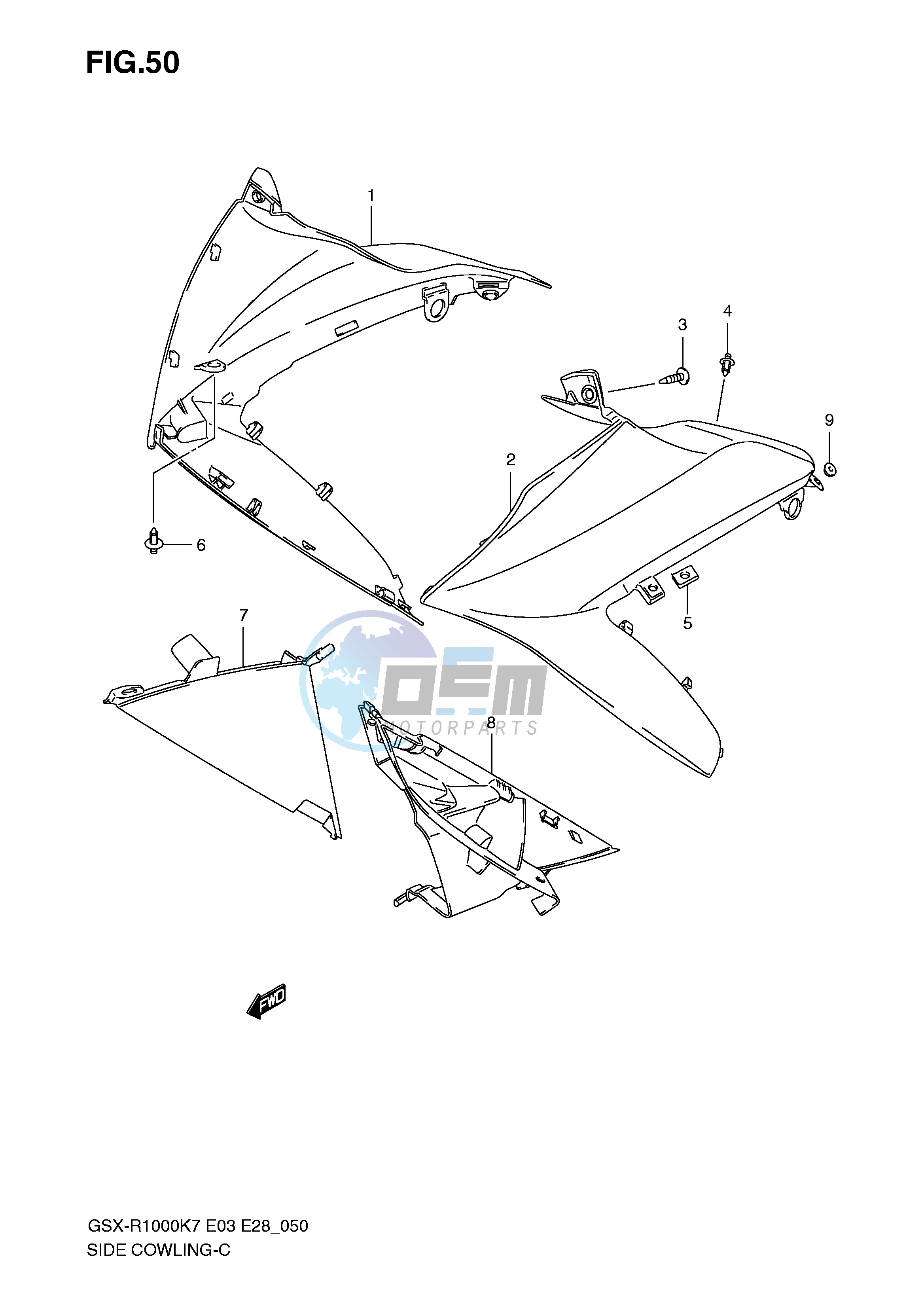 SIDE COWLING (MODEL K7)