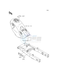 D-TRACKER KLX150HGF XX (EU ME A(FRICA) drawing Labels