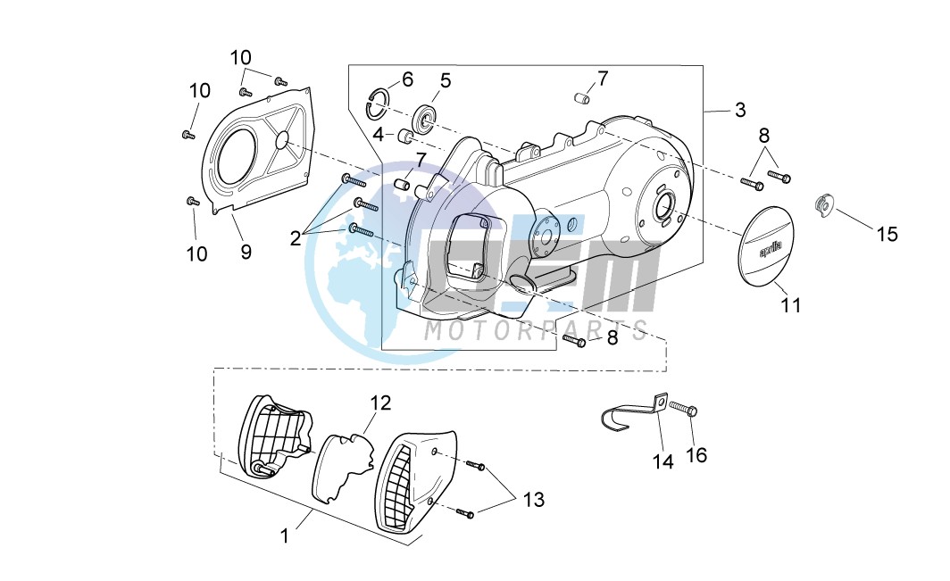 Variator cover