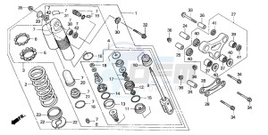 CR80R drawing REAR CUSHION