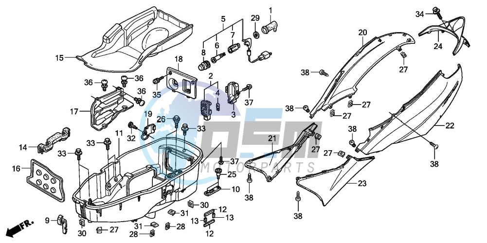 BODY COVER/LUGGAGE BOX (FES1257/A7)(FES1507/A7)