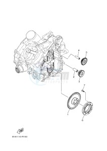 YFM700FWAD YFM70GPLG GRIZZLY 700 EPS (B317) drawing STARTER CLUTCH