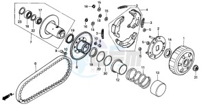 SH50 SCOOPY drawing DRIVEN FACE