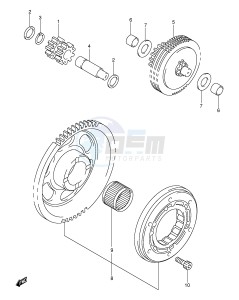 DR-Z400 (E3-E28) drawing STARTER CLUTCH (DR-Z400EY EK1 EK2 EK3 EK4)