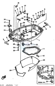 60FE-60FET drawing BOTTOM-COWLING