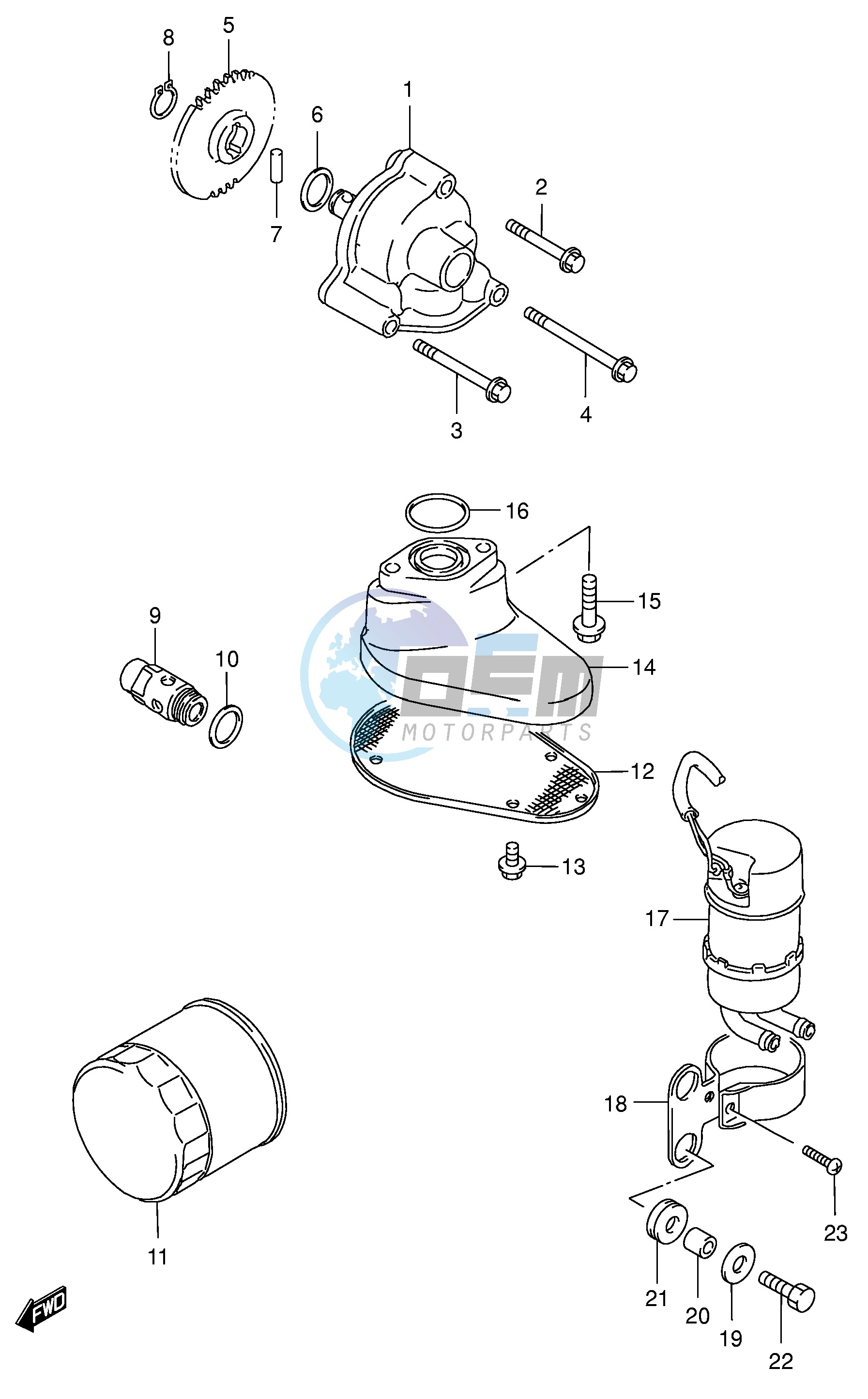 OIL PUMP - FUEL PUMP