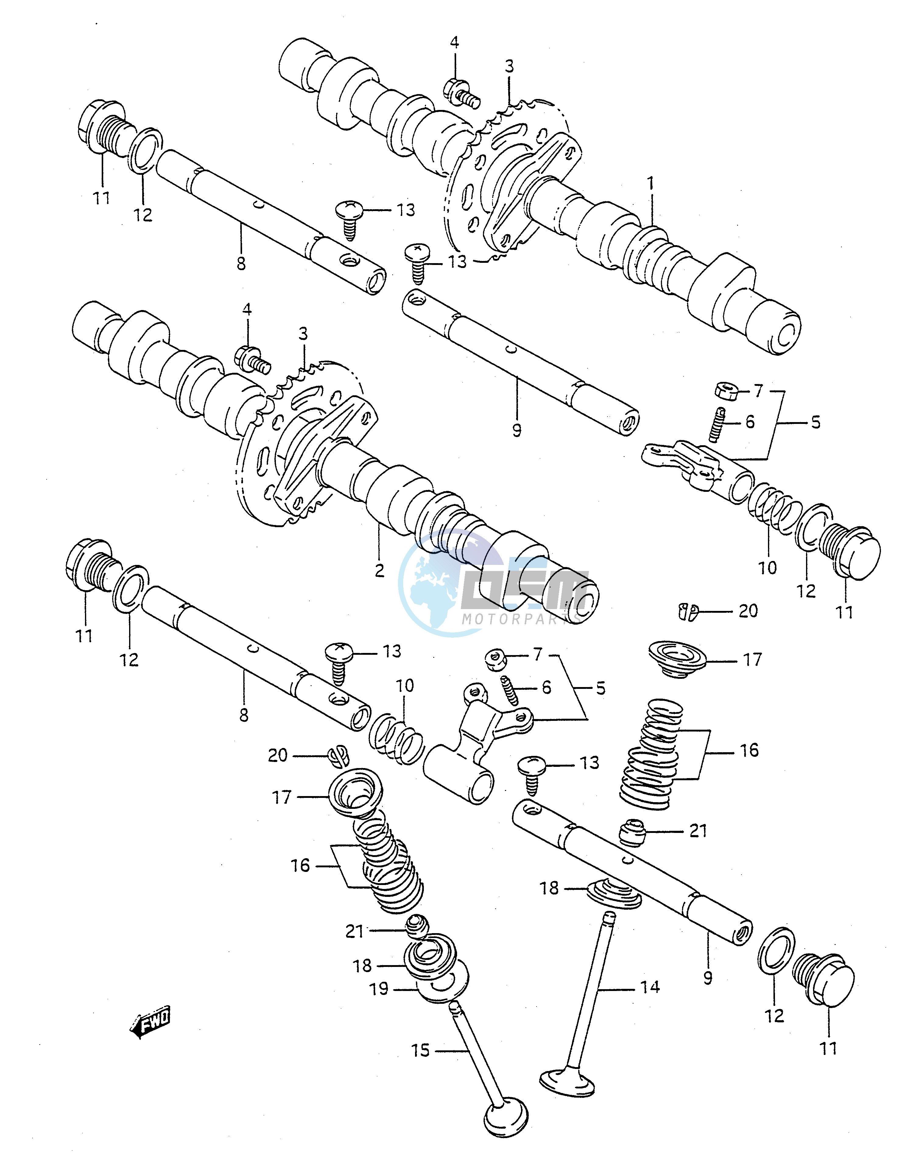 CAM SHAFT-VALVE