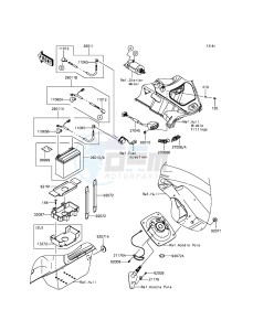 JET SKI ULTRA LX JT1500KCF EU drawing Electrical Equipment