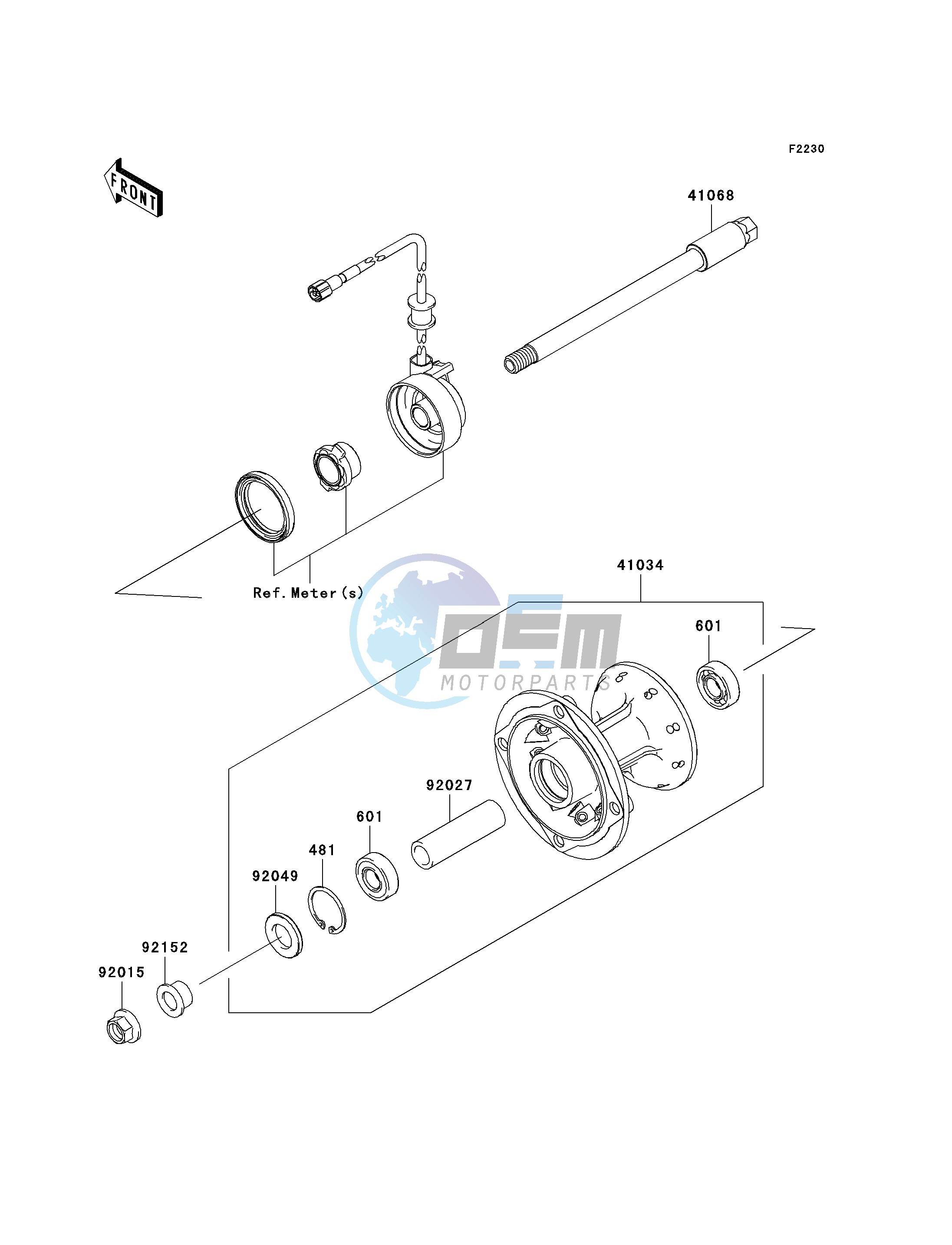 FRONT HUB