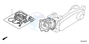 PES125R9 UK - (E / STC 2E) drawing GASKET KIT A