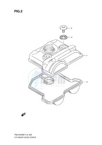 RM-Z450 EU drawing CYLINDER HEAD COVER