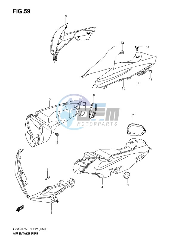 AIR INTAKE PIPE L1