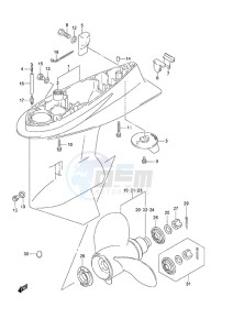 DF 140A drawing Gear Case