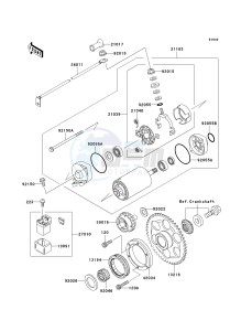 VN 1500 D[VULCAN 1500 CLASSIC] (D1-D2) [VULCAN 1500 CLASSIC] drawing STARTER MOTOR