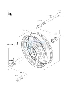 VN 2000 E [VULCAN 2000 CLASSIC] (6F-7F) E7F drawing FRONT WHEEL