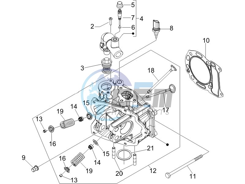 Head unit - Valve