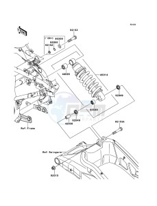 VERSYS KLE650B9F GB XX (EU ME A(FRICA) drawing Suspension/Shock Absorber