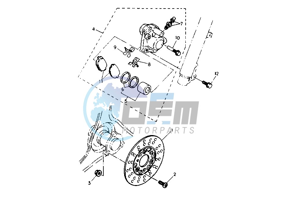 FRONT BRAKE CALIPER