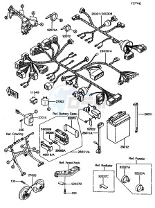 ZG 1000 A [CONCOURS] (A7-A9) [CONCOURS] drawing CHASSIS ELECTRICAL EQUIPMENT