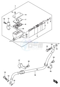 DL1000A drawing CLUTCH MASTER CYLINDER