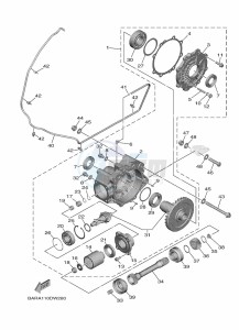 YXF850E YX85FPAN (BARK) drawing DRIVE SHAFT