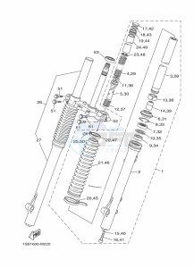 XTZ125E XTZ125 (1SBM) drawing FRONT FORK