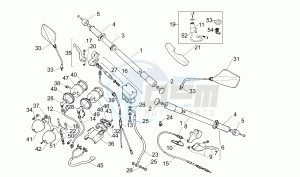 Europa 50 drawing Handlebar - Controls