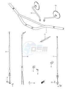 TS185ER (E1) drawing HANDLEBAR (TS185ERY ERK1)