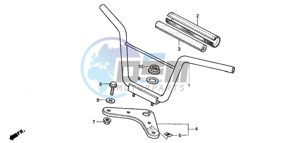 HANDLE PIPE/TOP BRIDGE