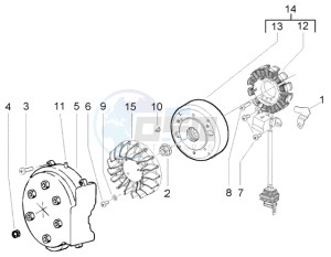 NRG 50 power DT drawing Flywheel magneto